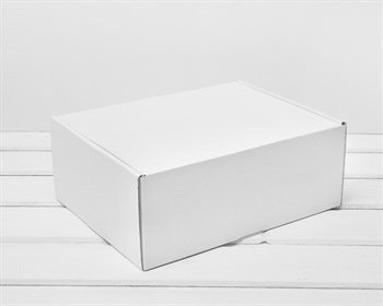 Коробка для посылок, 25х20х10 см, из плотного картона, белая - фото 10470