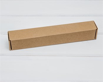 Коробка из плотного картона, 22,6х3,5х3,5 см, крафт У0104134 - фото 10486