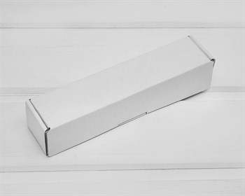 Коробка из плотного картона, 16,6х3,5х3,5 см, белая - фото 10496