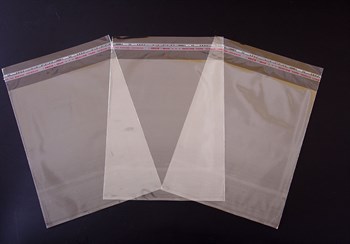 Пакет с клейкой лентой 25х35 см, прозрачный, 200 шт. - фото 10553