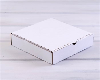 УЦЕНКА Коробка 19х19х4 см из плотного картона, белая У0104020-УЦ - фото 10582