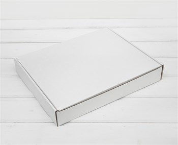 Коробка плоская, 29х24х4,5 см, белая - фото 10891