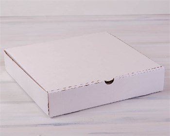 УЦЕНКА Коробка для пирога 35х35х7 см, белая - фото 10998