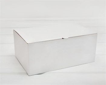УЦЕНКА Коробка для посылок, 24х16х10 см, из плотного картона, белая У0101041-УЦ - фото 11108