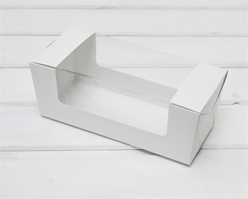 УЦЕНКА Коробка для выпечки, 20х8х8 см, с круговым окном, белая У0102090-УЦ - фото 11115