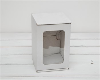УЦЕНКА Коробка с окошком, 16х11х11 см, из плотного картона, белая У0102061-УЦ - фото 11697