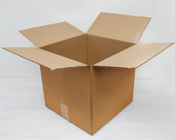 Коробка картонная для переезда, Т-21 (эконом), 30х30х30 см, крафт - фото 12196