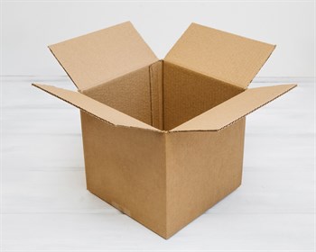 Коробка картонная, Т-23, 20х20х20 см, крафт - фото 12217