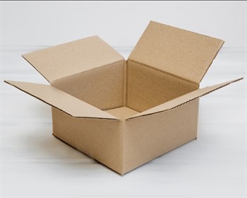 Коробка картонная, Т-21 (эконом), 18,5х18,5х10 см, крафт - фото 12251