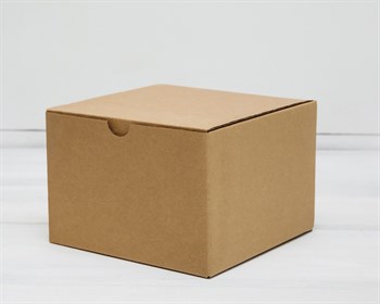 Коробка для посылок, 14,5х14,5х9,5 см, крафт - фото 12695