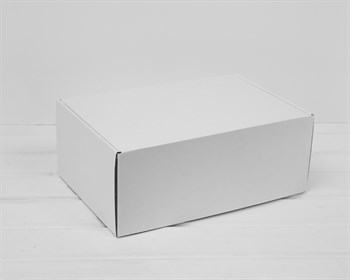 Коробка для посылок, 32х22х13 см, белая - фото 14325