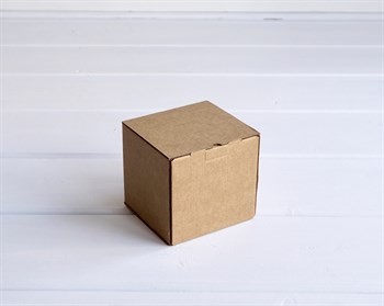 Коробка для посылок усиленная, 10х10х10 см, из плотного картона, крафт У0104297 - фото 15201