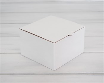 Коробка для посылок, 16х16х10 см, из плотного картона, белая У0101029 - фото 5391