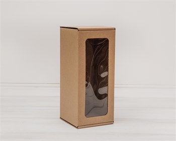 Коробка для кукол, с окошком, 25х11х11 см, крафт - фото 5516