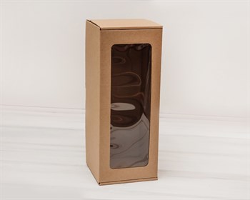 Коробка для кукол, с окошком, 35х14х14 см, крафт У0102030 - фото 5536