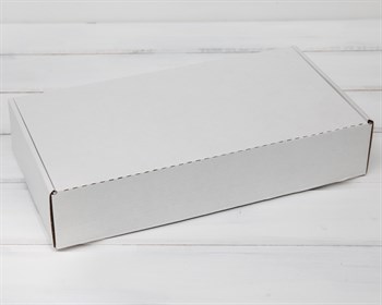 Коробка 29,5х15х6 см из плотного картона, белая - фото 5559