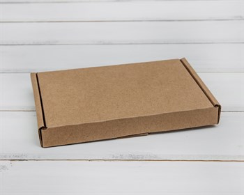 Коробка плоская, 16х11х2 см, крафт - фото 5647