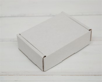 Коробка маленькая, 10х7,5х3 см, из плотного картона, белая - фото 6211