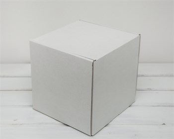 Коробка для посылок, 19х19х19,5 см, из плотного картона, белая У0104082 - фото 6217