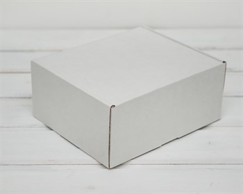 Коробка для посылок, 19х16х8,5 см, из плотного картона, белая У0104084 - фото 6229