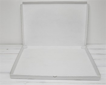 Коробка плоская, 61х41х3,5 см, белая - фото 6261