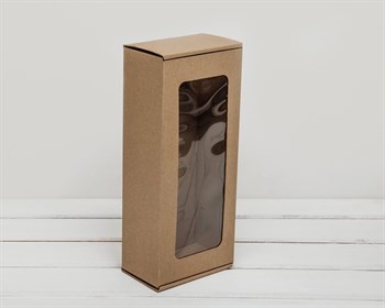 Коробка для кукол, с окошком, 30х13х8 см, крафт - фото 6565
