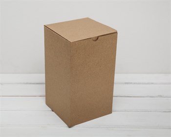 Коробка для посылок, 15х15х26 см, из плотного картона, крафт - фото 6630
