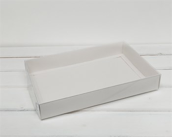 Коробка с прозрачной крышкой Классика, 35х27х5 см, белая У0103017 - фото 7110