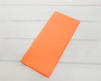 Бумага тишью, оранжевая, 50х66 см, 10 шт. - фото 7175