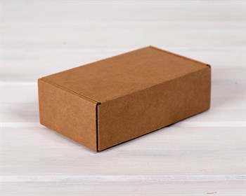 Коробка для посылок, 17х10,5х5,5 см, крафт - фото 7399