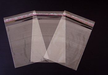 Пакет с клейкой лентой 15х20 см, прозрачный - фото 7668