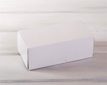 Коробка для выпечки и пирожных, 20х10х7,5 см, белая У0104014 - фото 7689