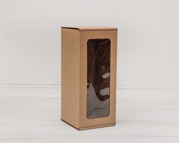 УЦЕНКА Коробка для кукол, с окошком, 25х11х11 см, крафт - фото 7829