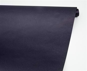 Бумага упаковочная, 70гр/м2, темно-синяя, 70см х 10м, 1 рулон - фото 8439