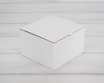 УЦЕНКА Коробка для капкейков/маффинов на 4 шт, из плотного картона, 16х16х10 см, белая ( БЕЗ ЛОЖЕМЕН У0101029-УЦ - фото 8549