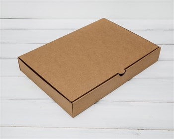 УЦЕНКА Коробка плоская 33х23х5 см, крафт - фото 8578