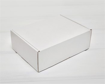 Коробка 20х15х7 см из плотного картона, белая - фото 9689