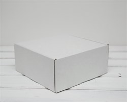 УЦЕНКА Коробка для посылок, 20х20х9 см, из плотного картона, белая У0104100-УЦ