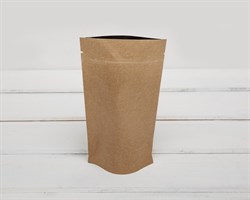 Пакет Дой-пак с zip-lock, 19х10,5х3 см, фольгированный, коричневый У0703033