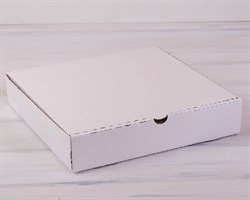Коробка для пирога, 35х35х7 см, белая