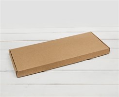 Коробка 44х18х3 см, из плотного картона, крафт У0104161