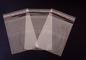 Пакет с клейкой лентой 15х20 см, прозрачный, 200 шт. У0302006-П2