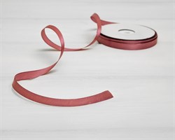 Лента атласная, 10 мм, сливовая, 22 м У0505007-Б22