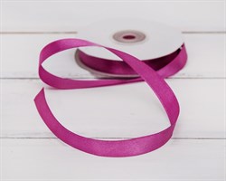 Лента атласная, 12 мм, фуксия, 22 м У0540016-Б22