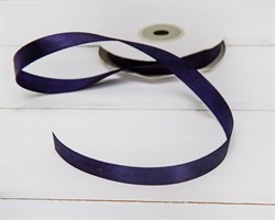 Лента атласная, 12 мм, темно-синяя, 22 м У0540017-Б22