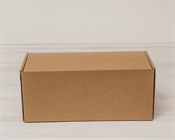 УЦЕНКА Коробка для посылок, 32х14х14 см, из плотного картона, крафт У0104046-УЦ