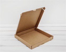 УЦЕНКА Коробка плоская 22,5х22,5х3 см, крафт У0104063-УЦ
