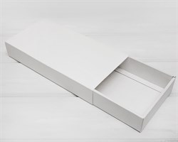 УЦЕНКА Коробка-пенал, 31х15х5 см, белая У0104131-УЦ