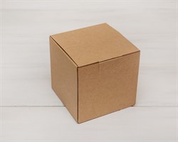 УЦЕНКА Коробка для посылок, 12х12х12 см, из плотного картона, крафт У0104052-УЦ