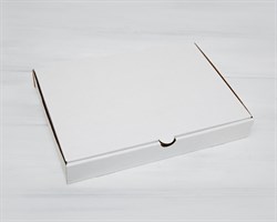 Коробка 30х21х4 см из плотного картона, белая У0104172